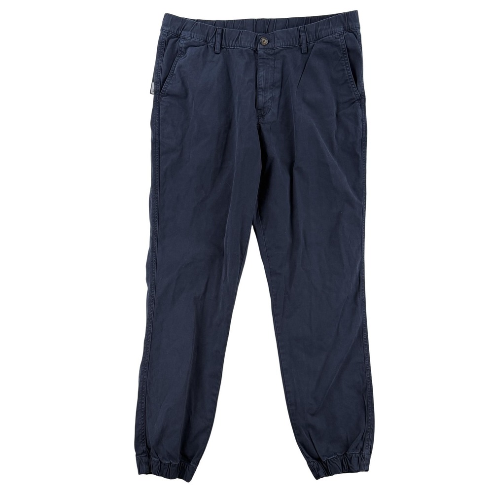 Bearbottom Jogger Pants Mens XL Blue Regular Fit Stretch Elastic Cuffed Cargo